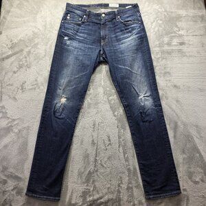 AG Adriano Goldschmied Jeans Mens 33x33 Blue Tellis Modern Slim Stretch Denim